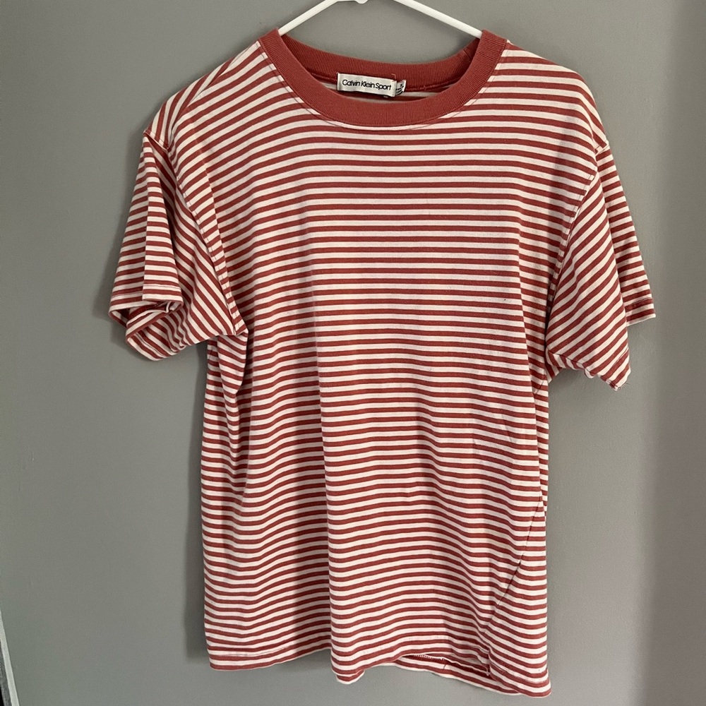 calvin klein striped t-shirt